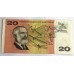 AUSTRALIA 1966 . TWENTY 20 DOLLARS BANKNOTE . COOMBS/WILSON
